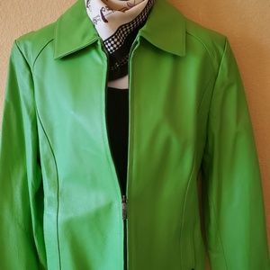 BLACK RIVET real leather moto style jacket